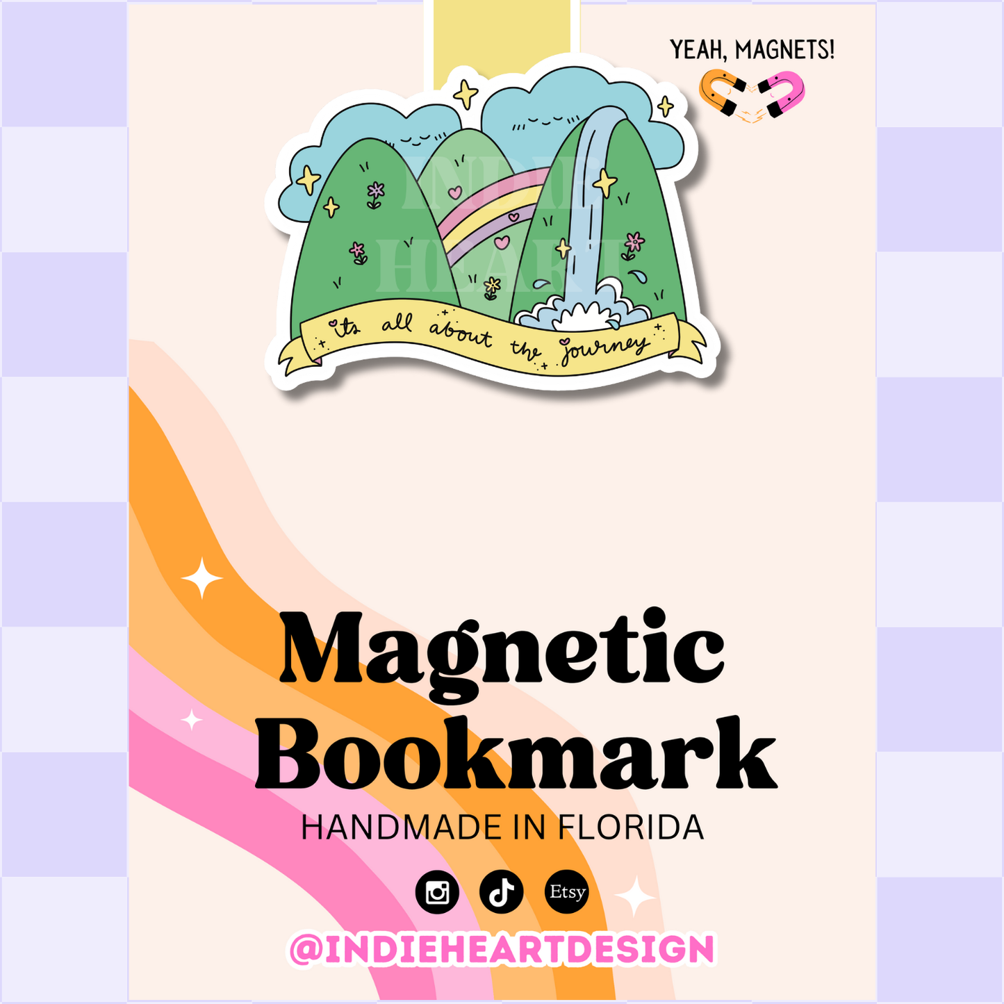 All About the Journey | Magnetic Bookmark