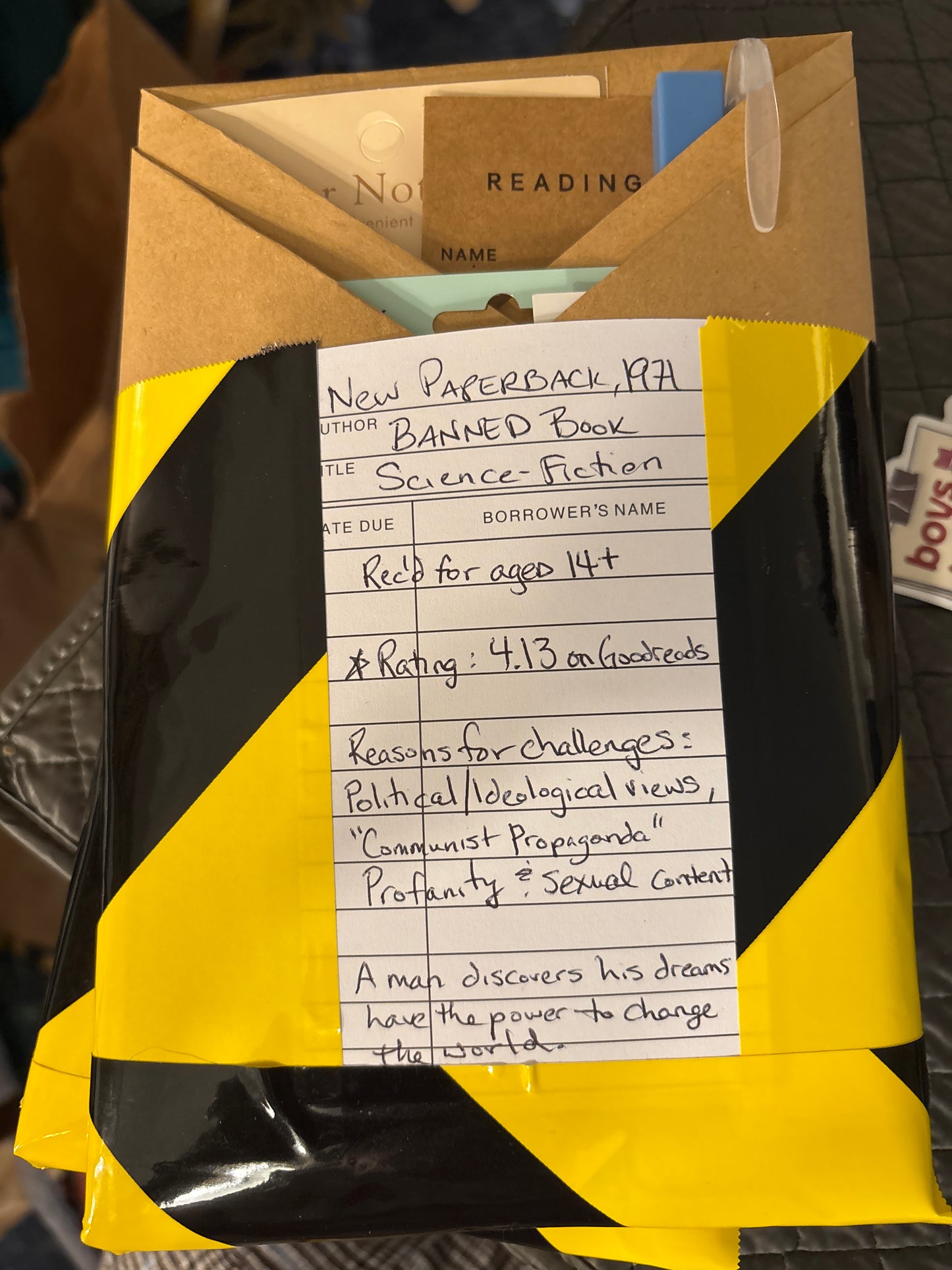 Blind Date with a Banned Book - Science Fiction, 1979