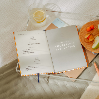 Guided Gratitude Journal, A5 Hardcover - Taking My Time