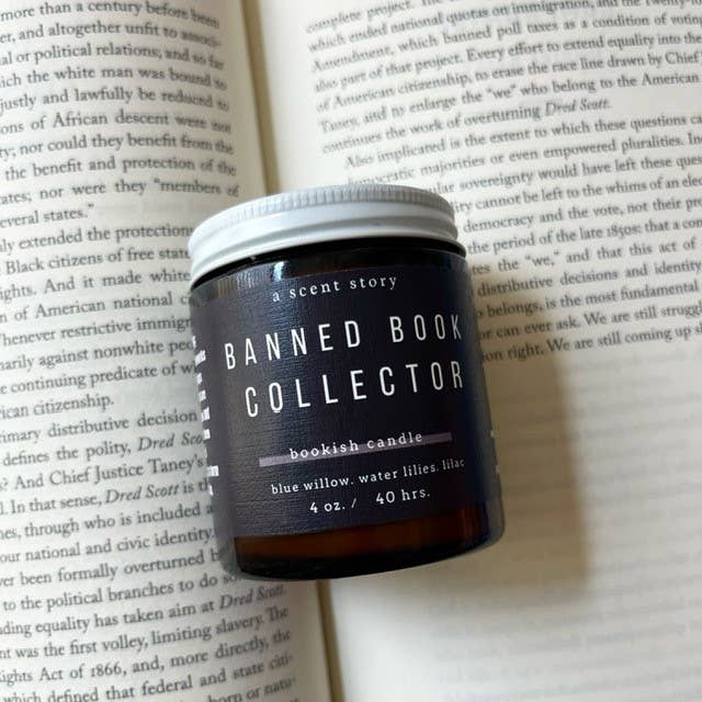 Banned Book Collector | Bookish Candle | Soy Wax