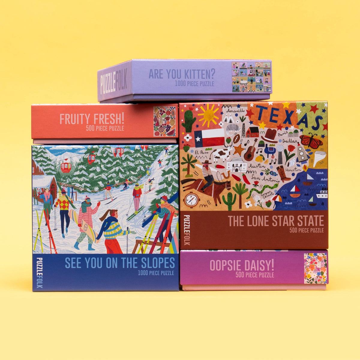 The Lone Star State 500 Piece Texas Puzzle
