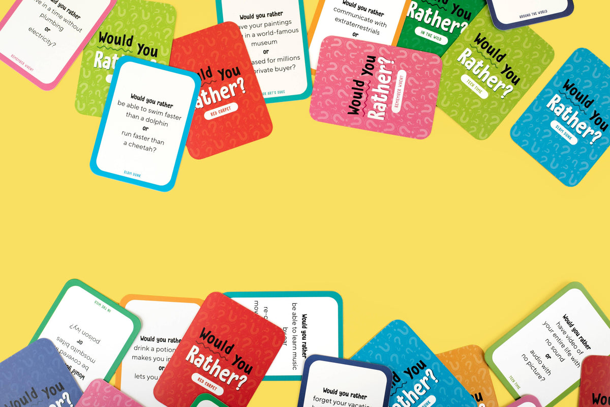 Would You Rather? Family Card Game