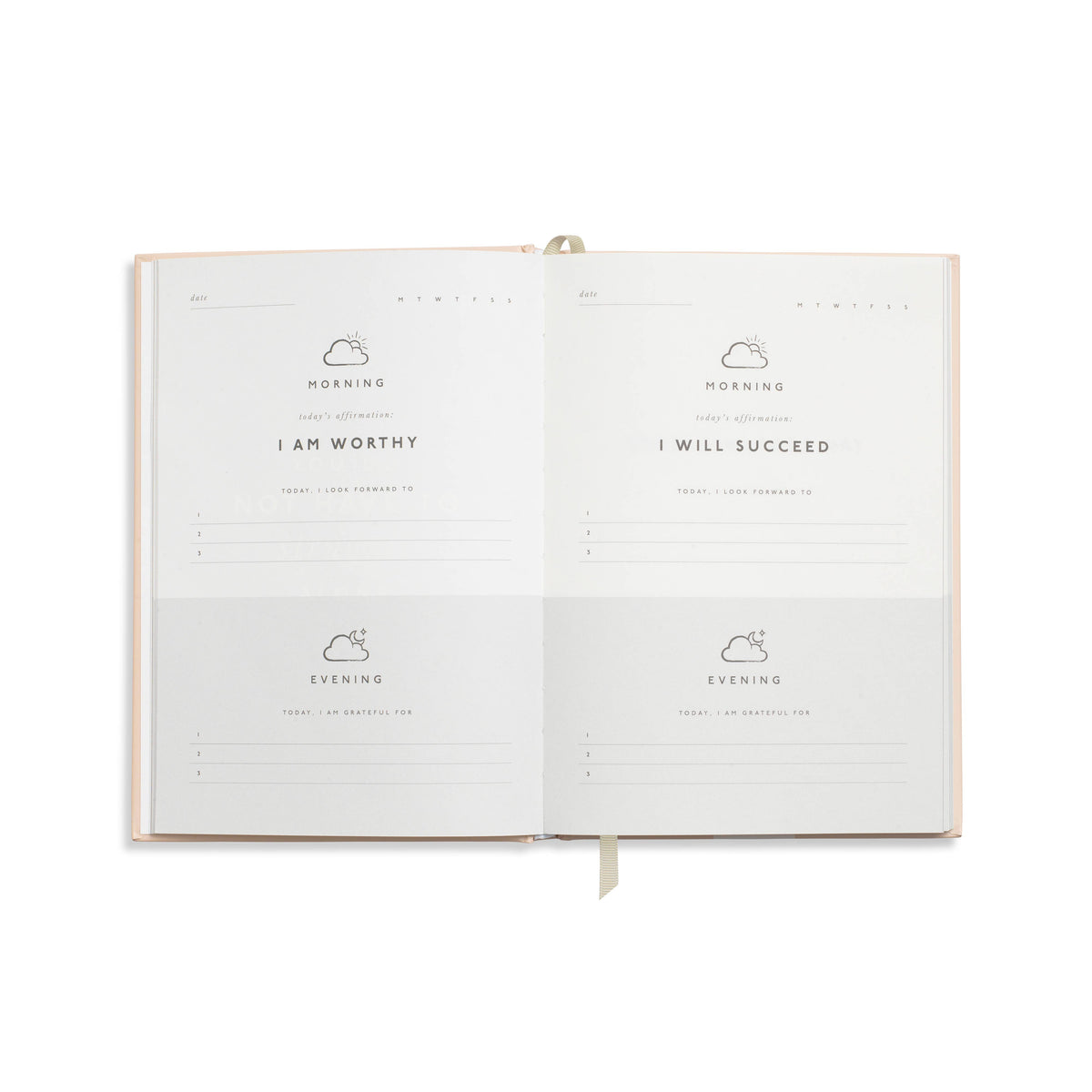 Guided Gratitude Journal, A5 Hardcover - Taking My Time