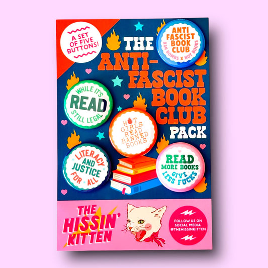 The Anti-Fascist Book Club Pack (Buttons or Magnets!)