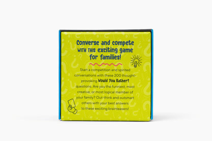 Would You Rather? Family Card Game