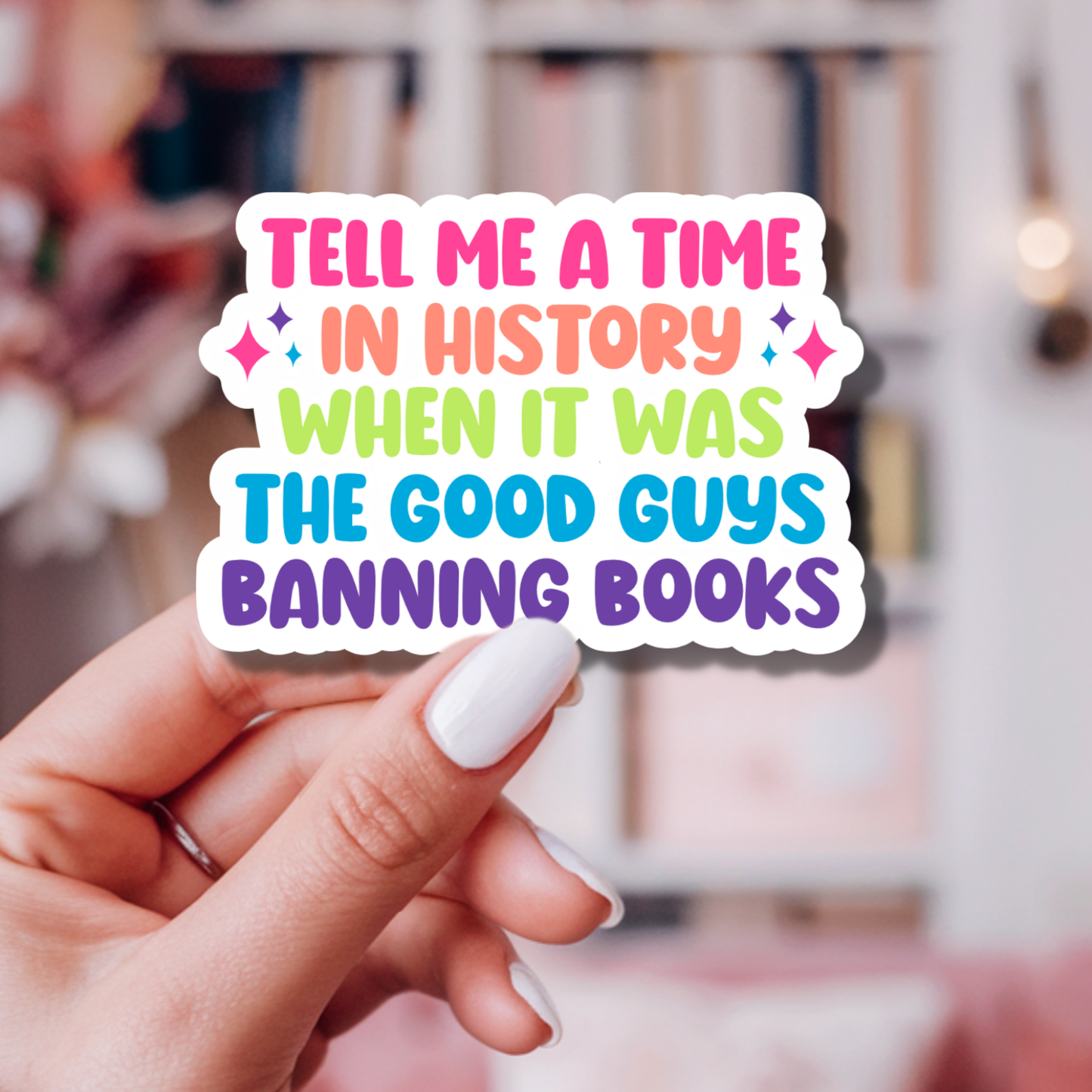 Banned Books Sticker