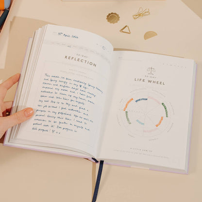 Guided Gratitude Journal, A5 Hardcover - Taking My Time