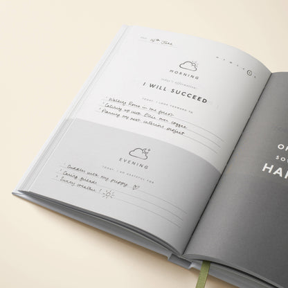 Guided Gratitude Journal, A5 Hardcover - Taking My Time