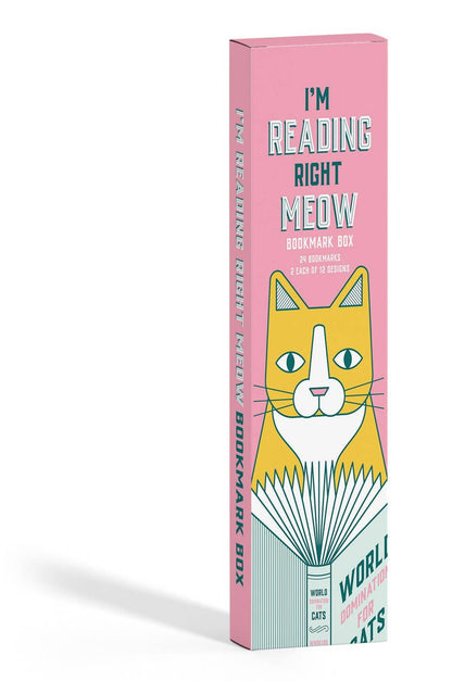 I’m Reading Right Meow Bookmark Box