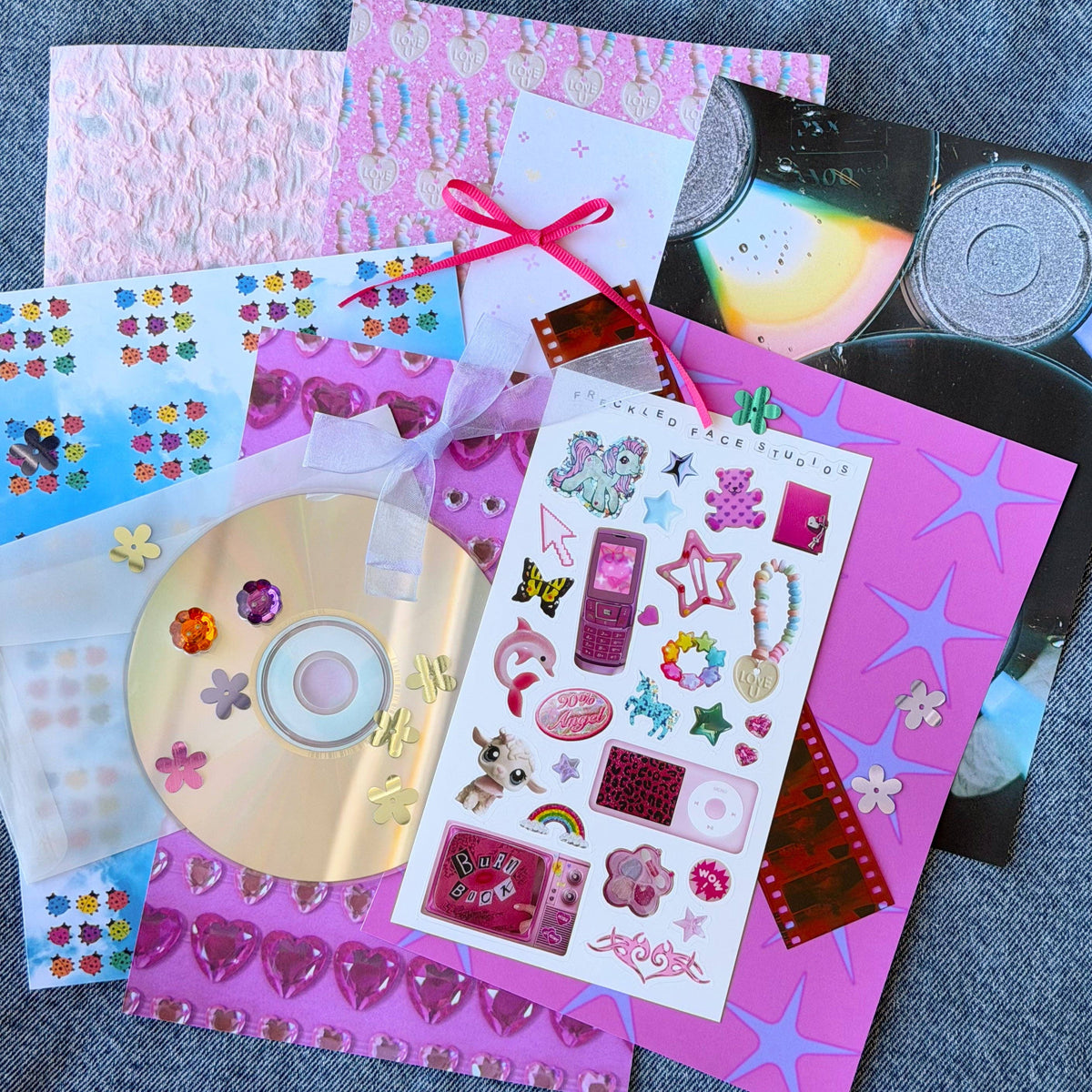 Pixel Heart Junk Journal Kit