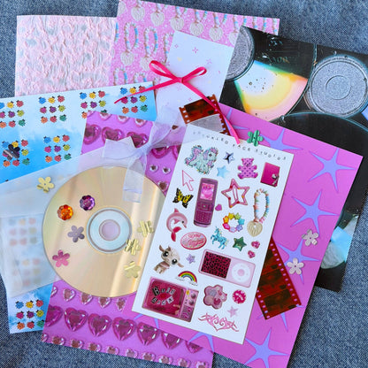 Pixel Heart Junk Journal Kit