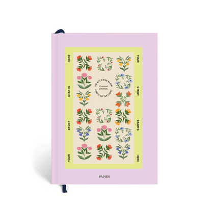 Guided Gratitude Journal, A5 Hardcover - Taking My Time