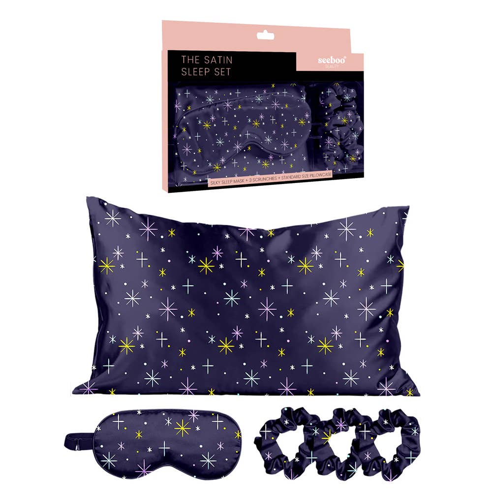 De-Stressing Satin Sleep Set