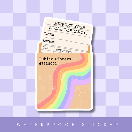 Library Catalog Sticker