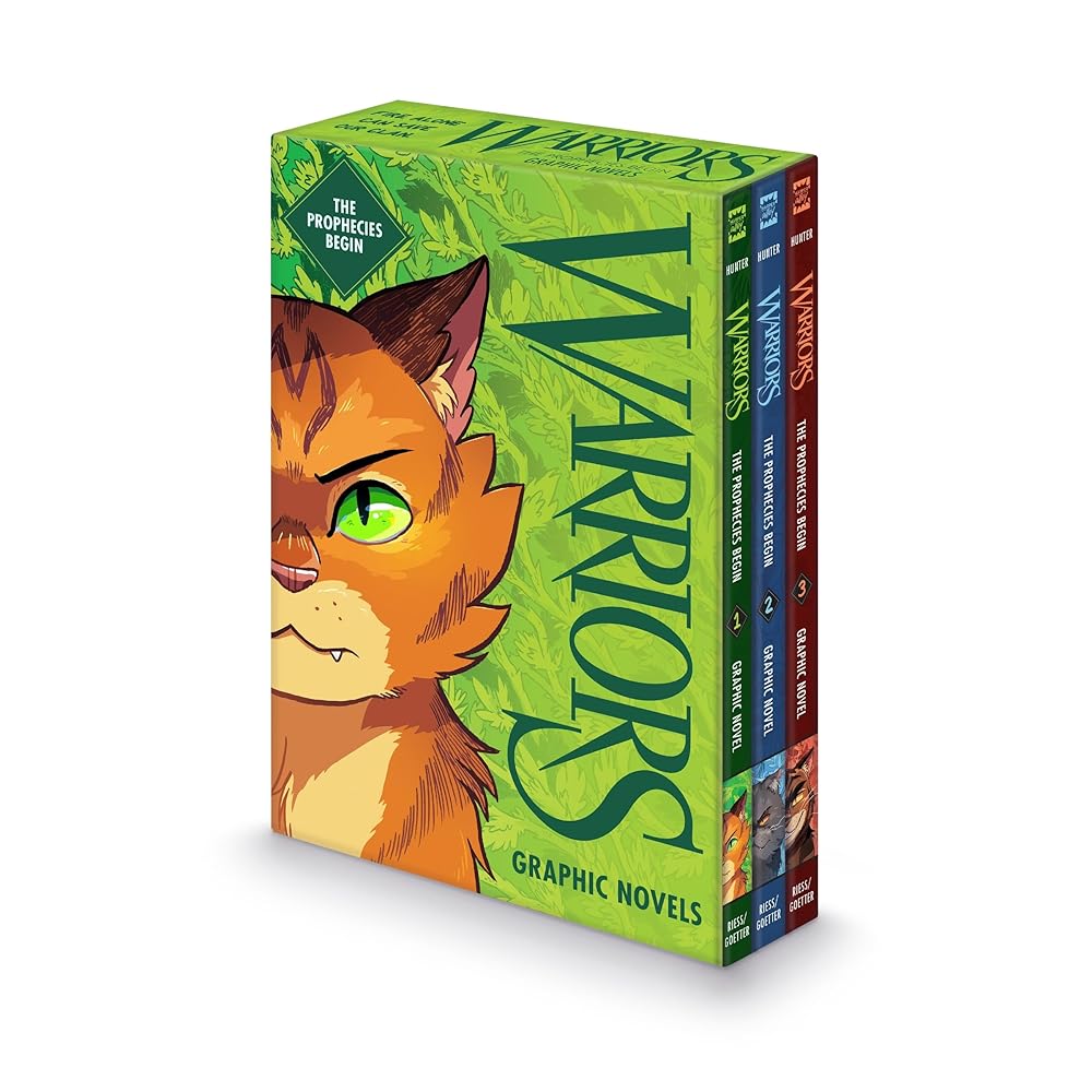 The Warriors Graphic Novel Box Set: The Prophecies Begin: The Complete First Arc, Books #1-#3 cover image