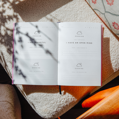 Guided Gratitude Journal, A5 Hardcover - Taking My Time