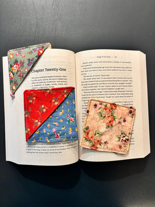 Large Fabric Bookmark Coasters