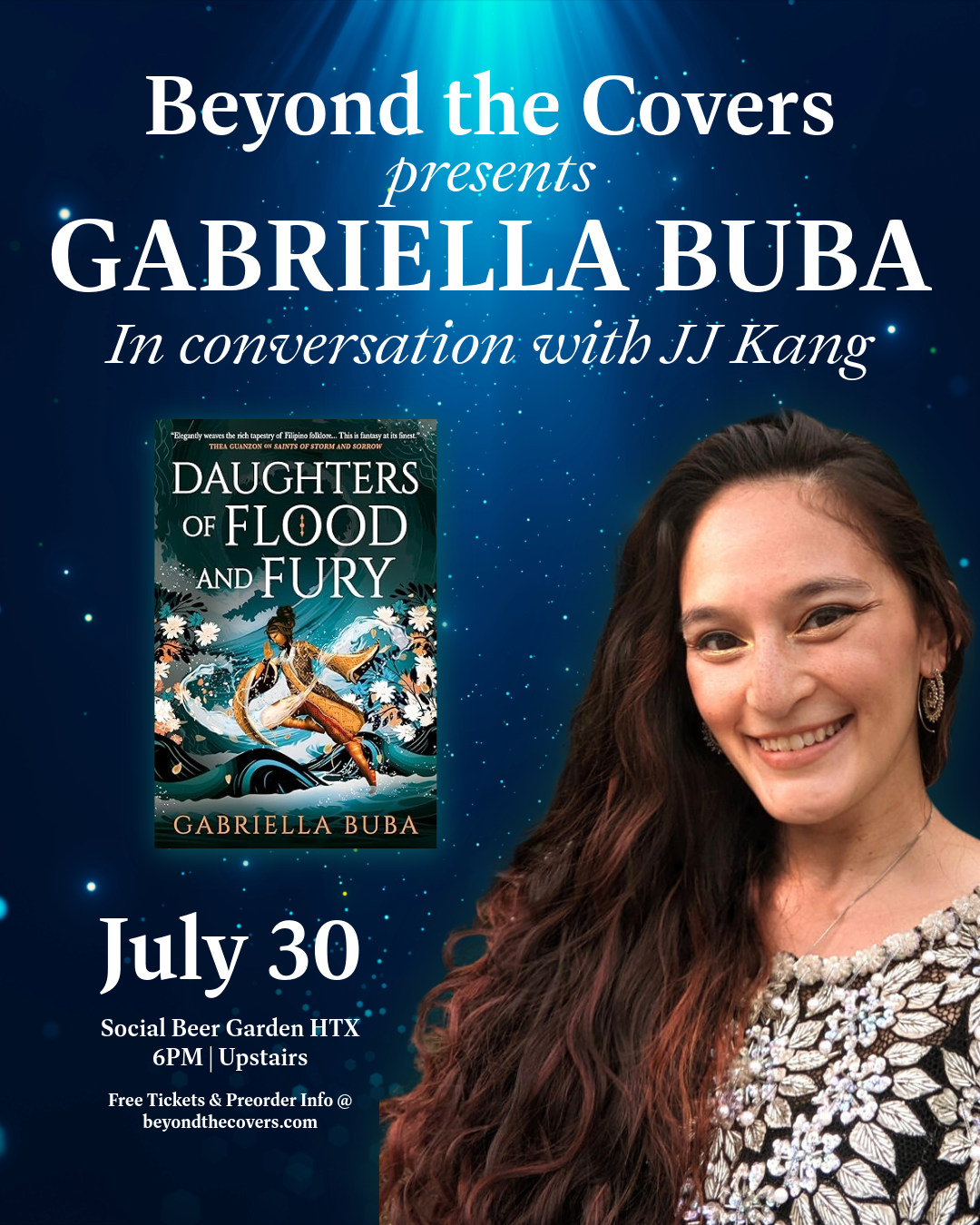 Author Talk with Gabriella Buba and JJ Kang