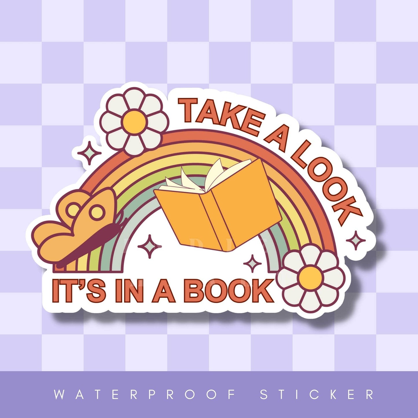 Take A Look It's In A Book Sticker