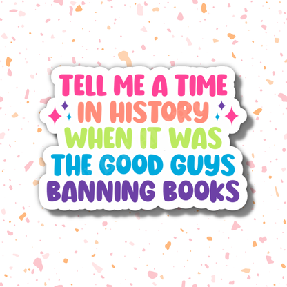 Banned Books Sticker